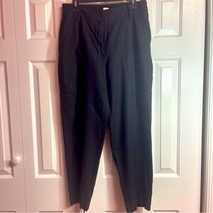 Rachel Zoe wide‎ leg pants with pockets 50% Linen N4